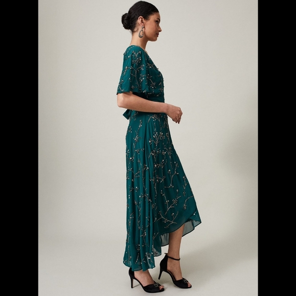 Phase Eight embroidered wrap dress (NWT) - Picture 2 of 9